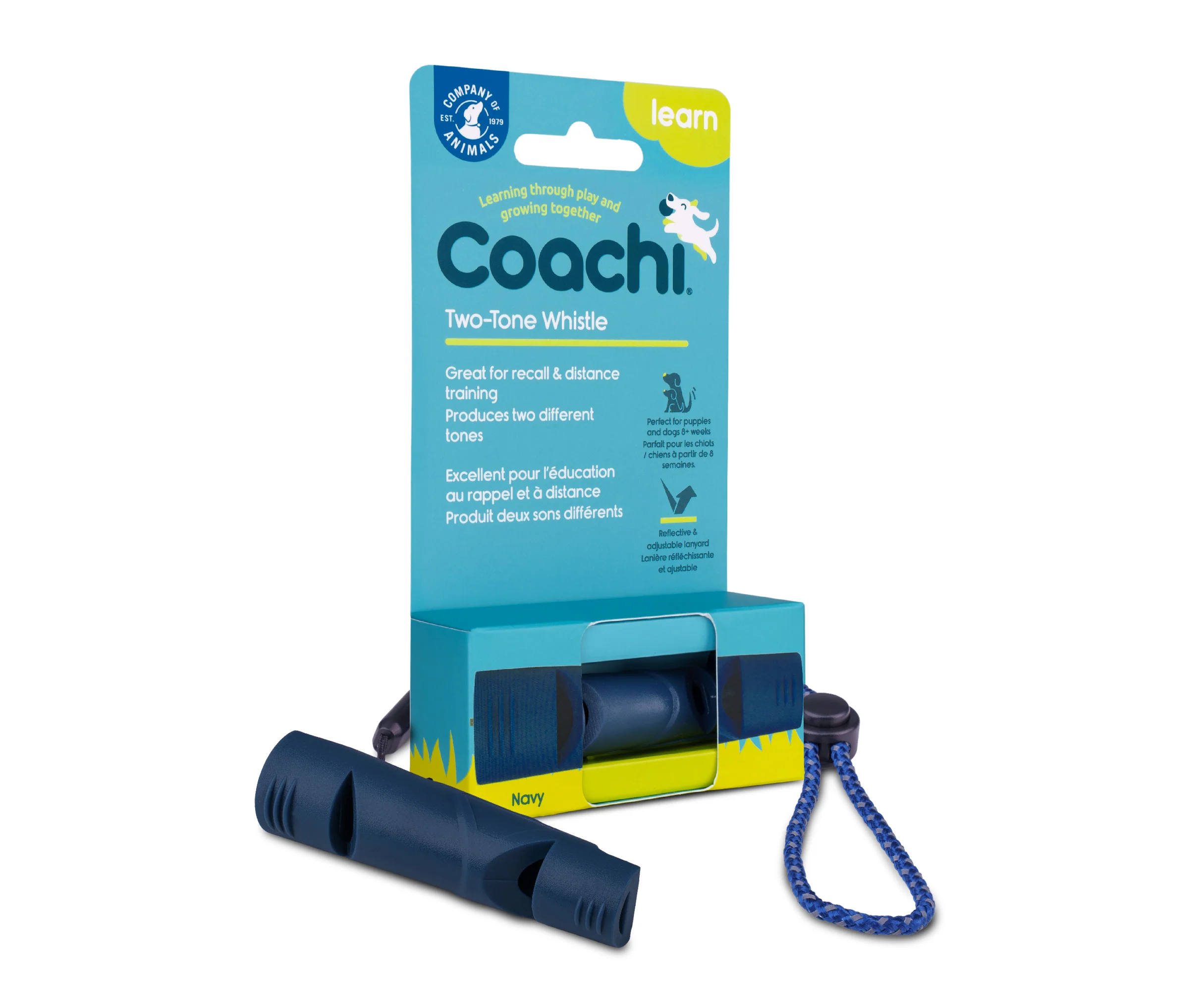 Coachi Dog Training Whistle - Navy - Image 2