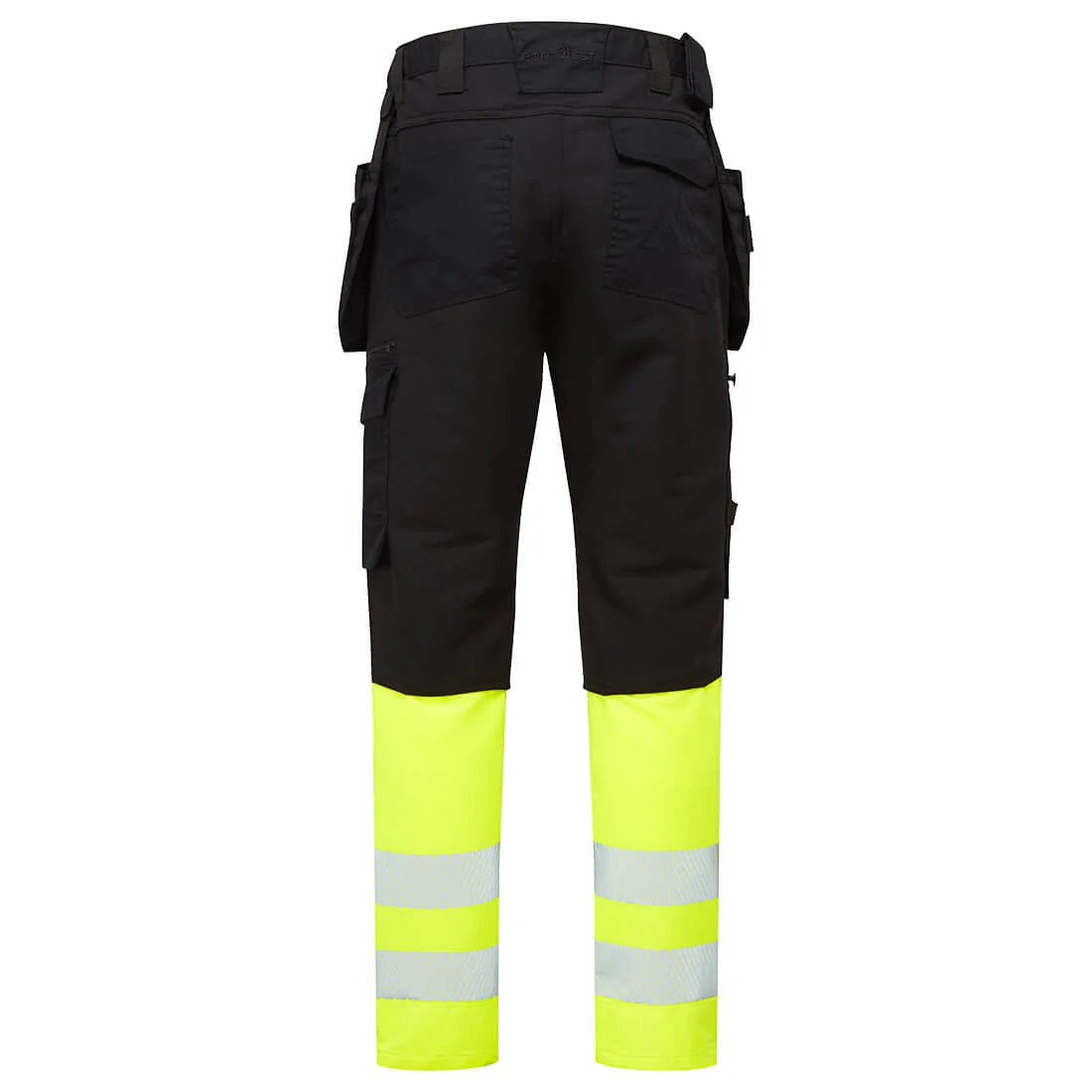 Portwest DX4 Hi-Vis Holster Trousers Yellow / Black - Image 2