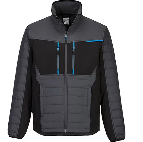 Portwest Hybrid Baffle Jacket Metal Grey