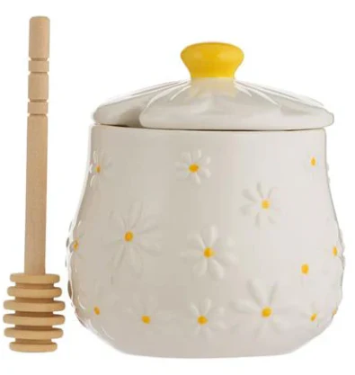 Price & Kensington Daisy Honey Pot and Drizzler