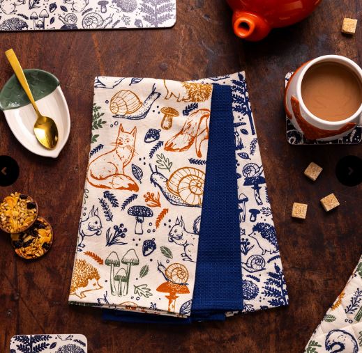 Price & Kensington Woodland Set of 3 Tea Towels - Image 2