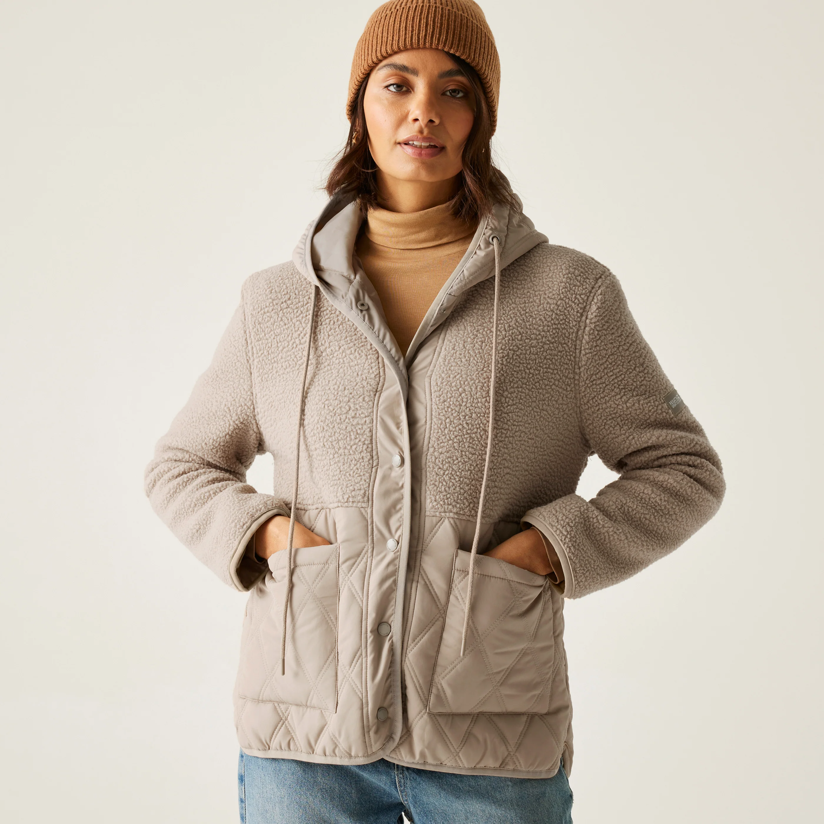 Regatta AW25/26 Women's Mikayla Quilted Jacket | Taupe