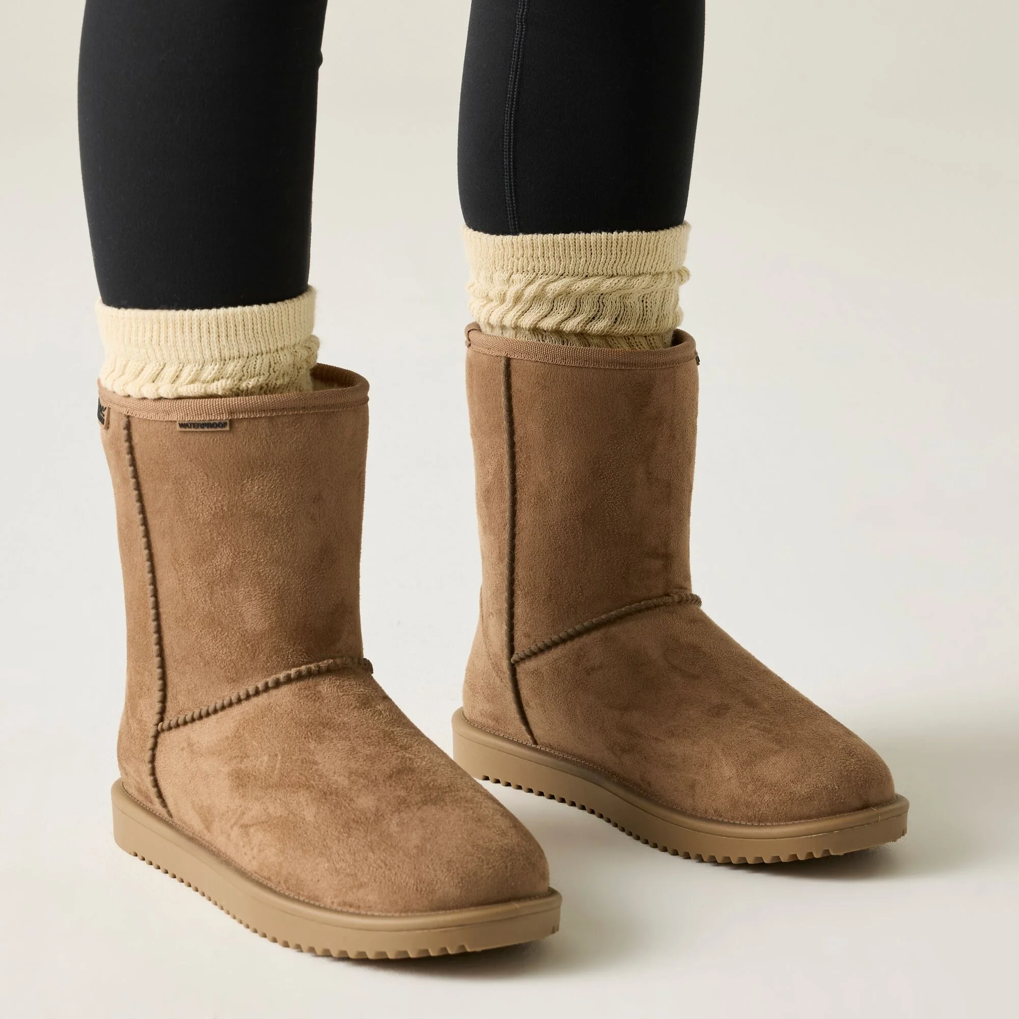 Regatta AW25/26 Women's Risely Waterproof Fur Lined Boots | Tan - Image 3