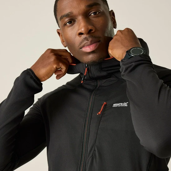Regatta Kadley Stretch Midlayer - Black - Image 5