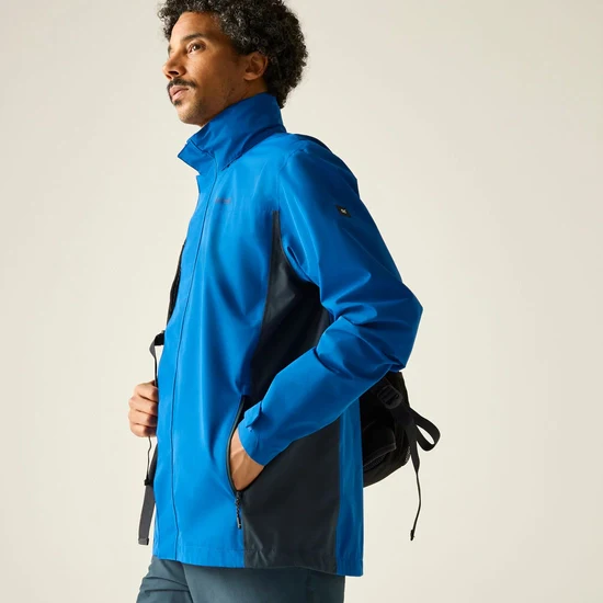 Regatta Matt II Waterproof Shell Jacket - Blue - Image 3