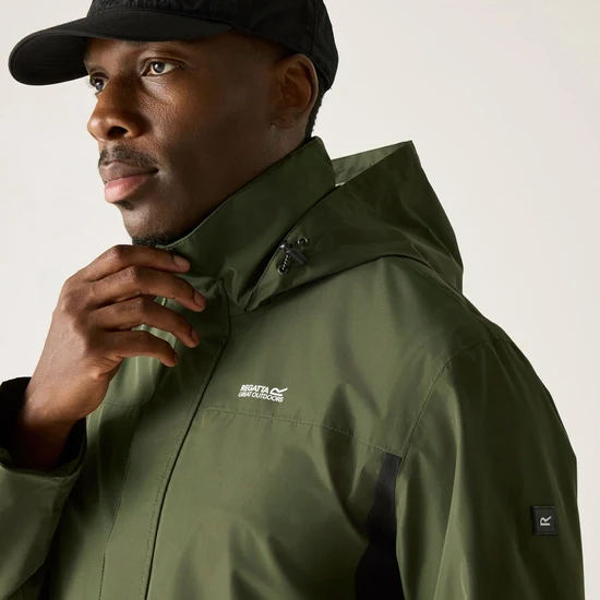 Regatta Matt II Waterproof Shell Jacket - Khaki - Image 3