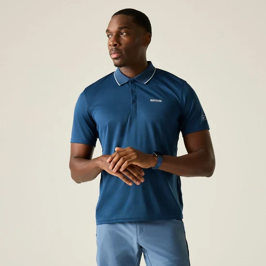 Regatta Maverik Polo Shirt - Denim