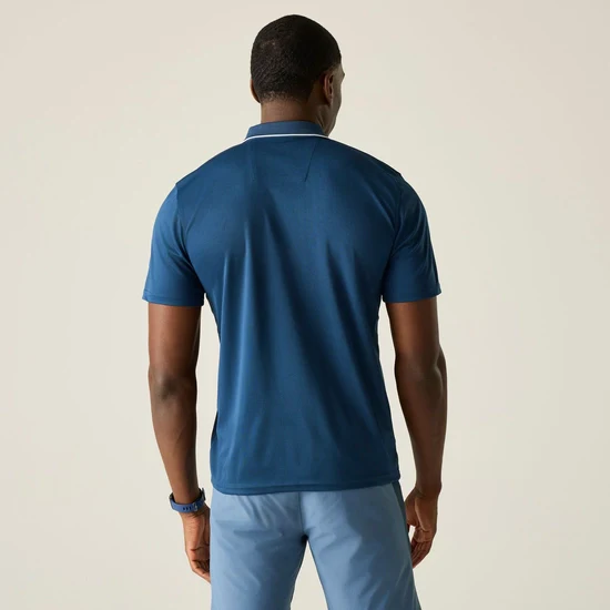 Regatta Maverik Polo Shirt - Denim - Image 2