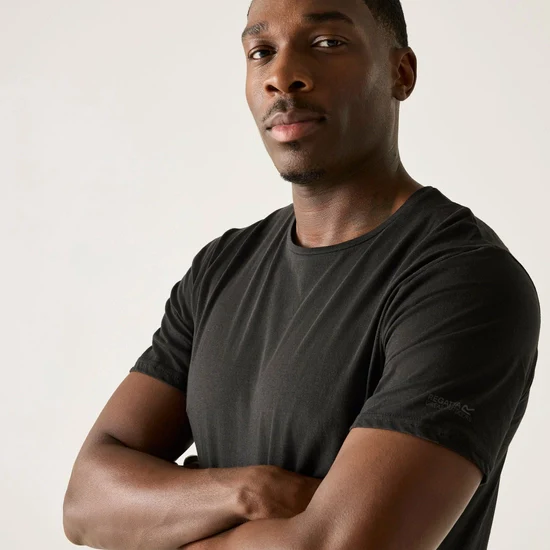 Regatta Tait T-Shirt - Black - Image 4