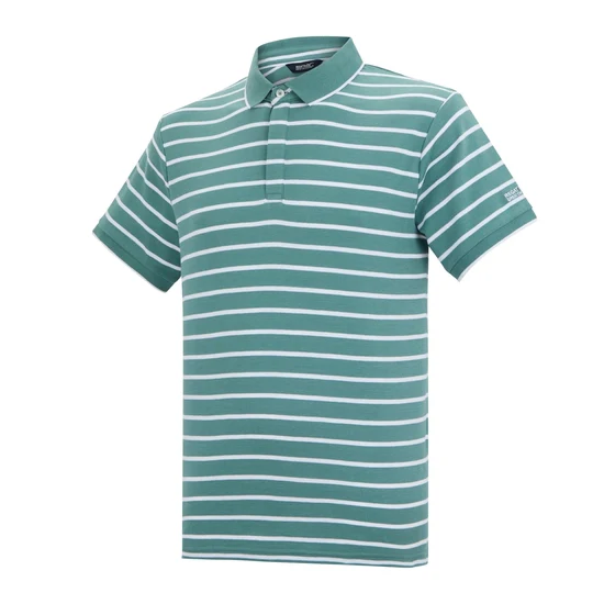 Regatta Tiver Polo Shirt - Arctic White Stripe - Image 5