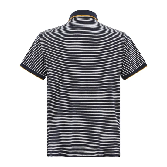 Regatta Tiver Polo Shirt - Navy Stone White Stripe - Image 4