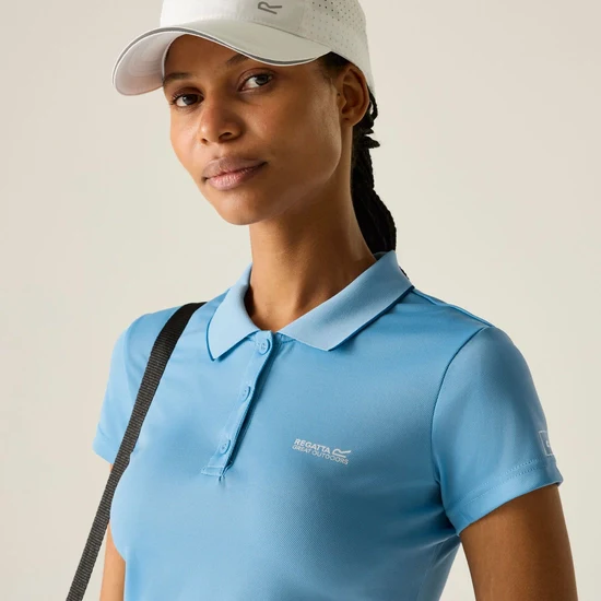 Regatta Women's Maverik V Polo Shirt - Denim Blue - Image 4