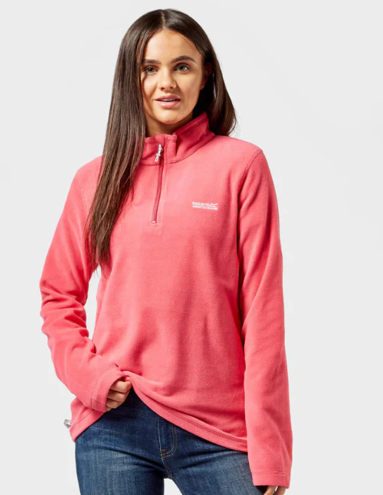 Regatta Women's Sweetheart Half Zip Fleece - Pink