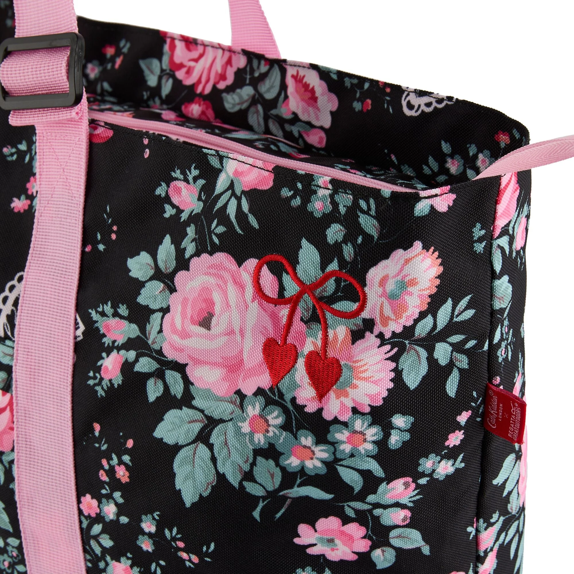 Regatta X Cath Kidston Tote - Black Hackney Rose - Image 3