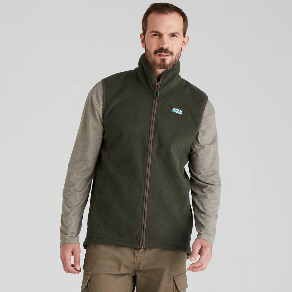 Ridgeline Men's Kodiak Gilet - Deep Forest Green
