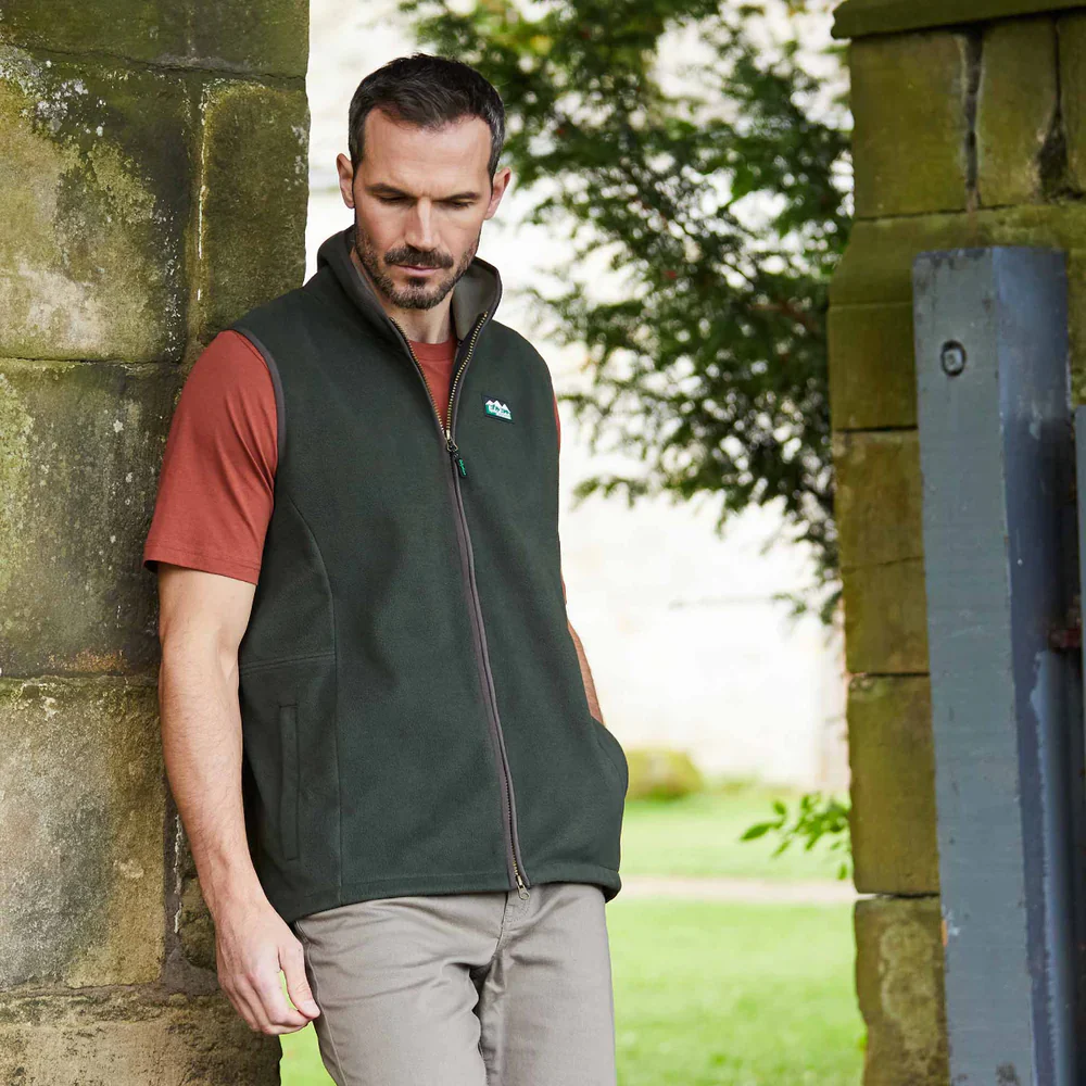 Ridgeline Men's Kodiak Gilet - Deep Forest Green - Image 3