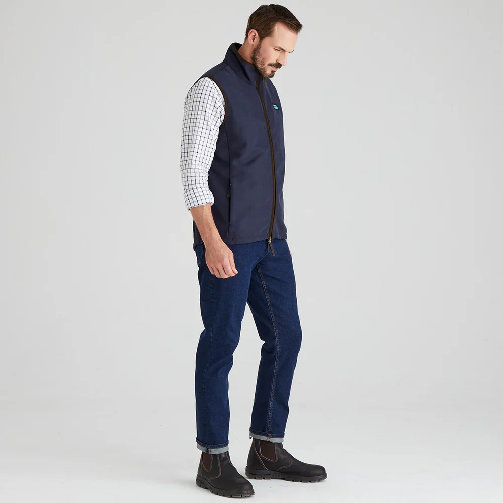 Ridgeline Men's Monarch Gilet - Navy - Image 4