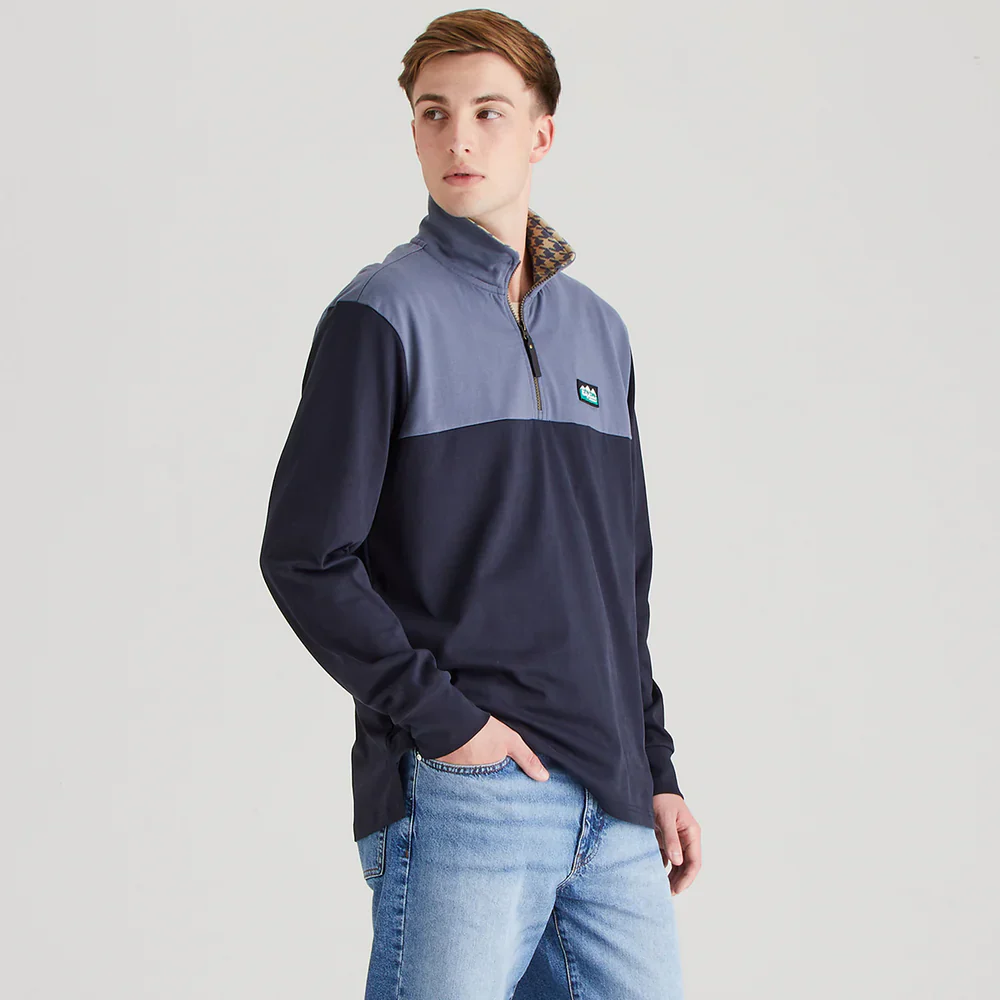 Ridgeline Men's Salthouse 1/4 Zip Top - Navy
