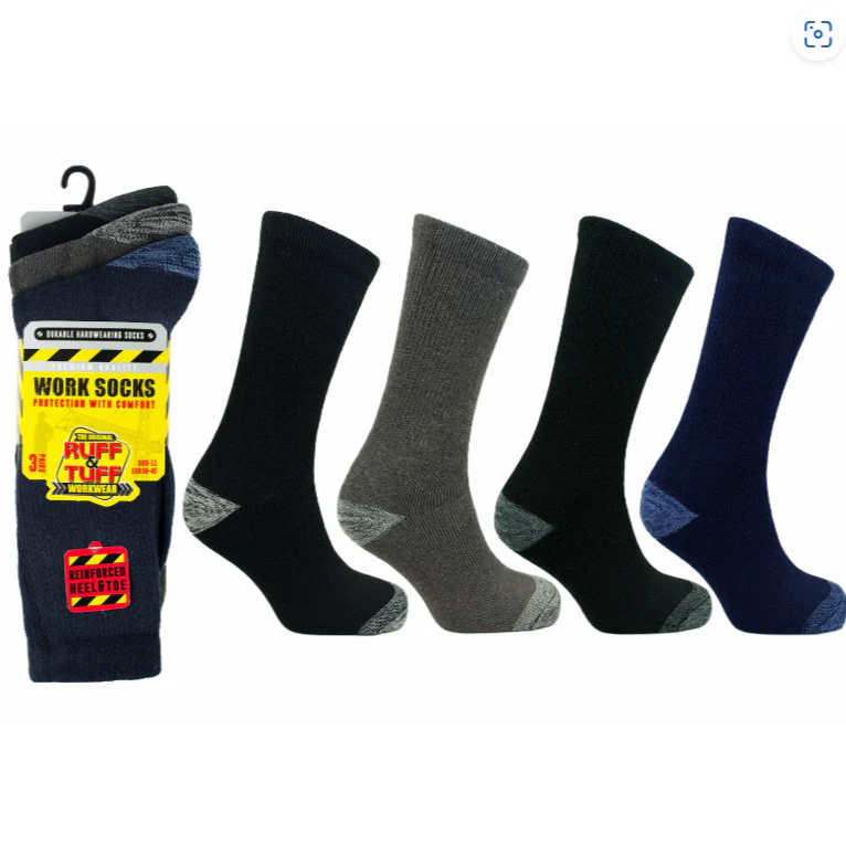 Ruff & Tuff 3PK Work Sock