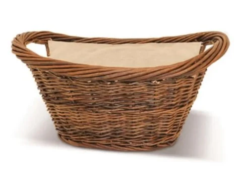 Sirocco Oval Willow Basket with Canvas
