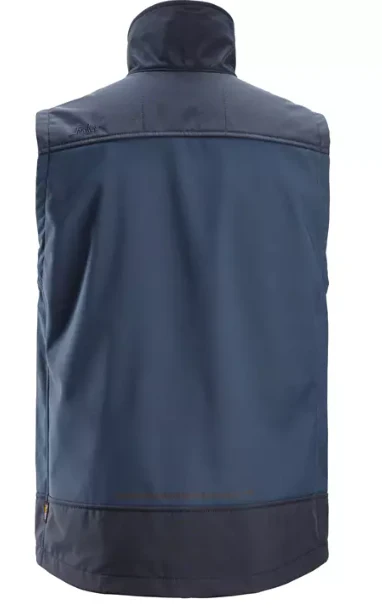 Snickers Softshell Stretch Vest - Navy/Dark Navy - Image 2