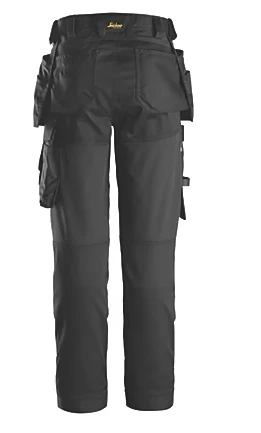 Snickers AllroundWork Womens Stretch Trousers Black - Image 2