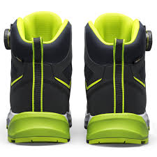 Snickers Solid Gear Sonar Mid Safety Shoe - Black/Green - Image 2