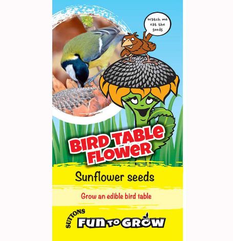 Sunflower 'Bird Table Flower (Titan)' - Seeds