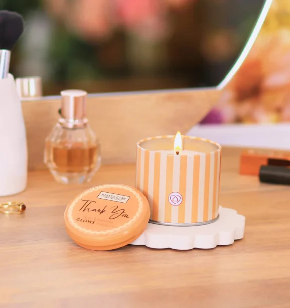 Tin Candle - Amber Sunset - Image 2