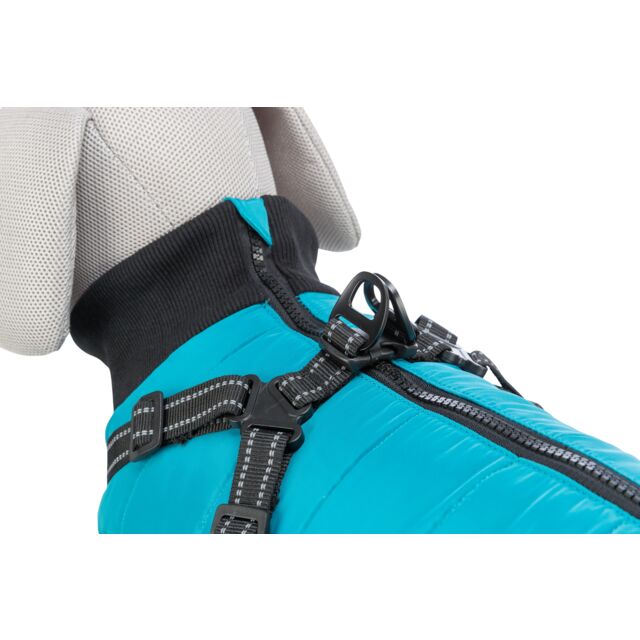 Trixie Pontis Coat with Harness Aqua - Image 4