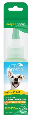 Tropiclean Fresh Breath - Dog Oral Care Gel - Peanut Butter