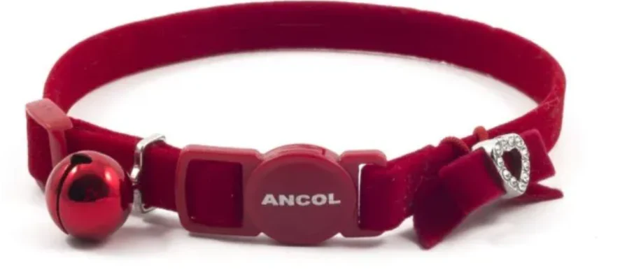 Velvet Heart Safety Cat Collar